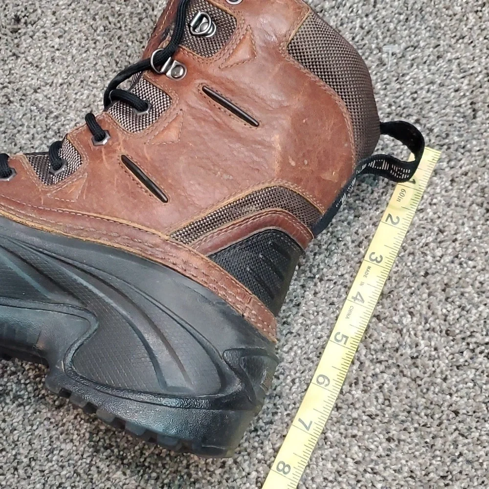 Sorel Mens Avalanche Waterproof Outdoor Leather High Top Rubber boots shoes sz 8